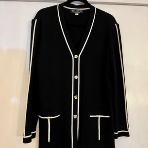 Vintage Black Blazer St John Collection by Marie Gray 14